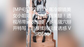 [MP4]STP28379 高冷眼镜美女小姐姐！苗条纤细美腿！透视吊带睡衣扭腰，多毛骚穴掰开特写，自摸揉搓极度诱惑 VIP0600