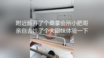 附近新开了个桑拿会所小肥哥亲自去找了个大眼妹体验一下