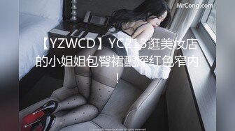 【YZWCD】YC213逛美妆店的小姐姐包臀裙配深红色窄内！