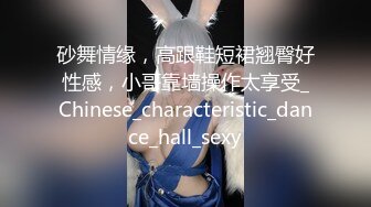 砂舞情缘，高跟鞋短裙翘臀好性感，小哥靠墙操作太享受_Chinese_characteristic_dance_hall_sexy