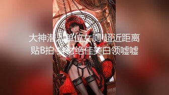 大神潜入单位女厕 超近距离贴B拍 身材绝佳美白领嘘嘘