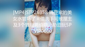 [MP4]STP26958 隔壁家的美女水管坏了来借洗手间被屋主及3个猥琐男偷窥、胁迫玩5P VIP0600