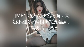 [MP4]两大汉3P名场面，大奶小骚货，两根JB轮流着舔，前后夹击一起操