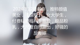 2024年12月新作，推特颜值美女，【蝴蝶】，女大学生，付费私拍福利，露脸，极品粉乳，大尺度自慰露出，好骚的反差婊